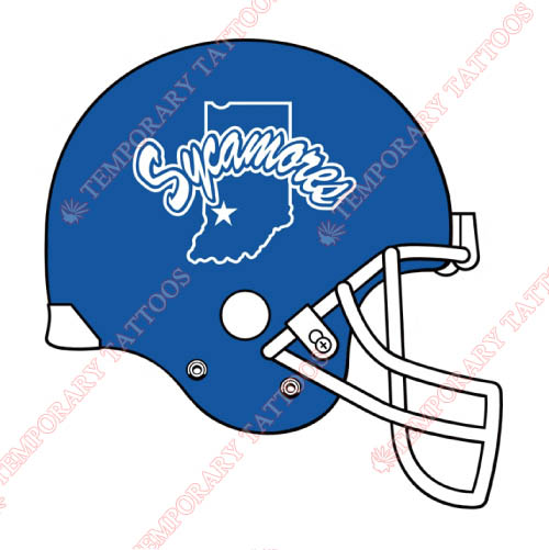 Indiana State Sycamores Customize Temporary Tattoos Stickers NO.4636